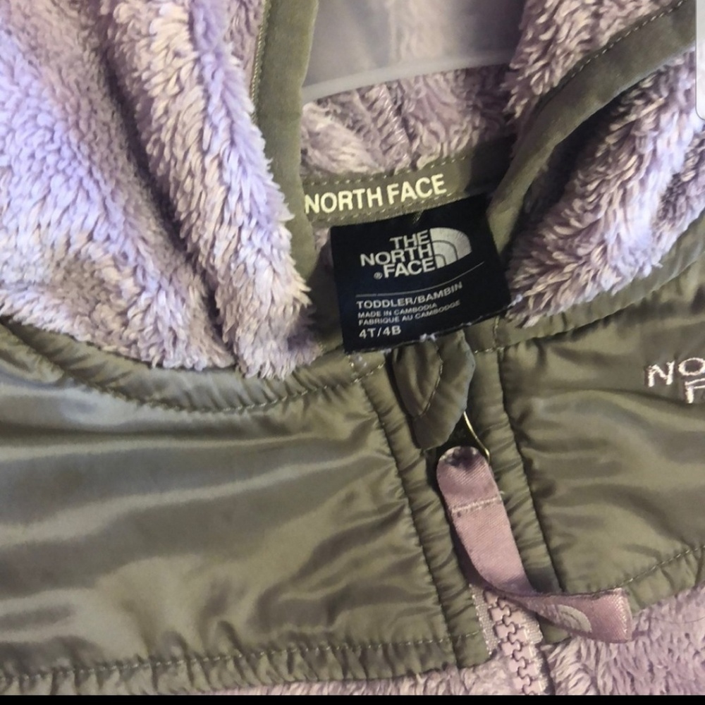 Purple North Face jacket 4T